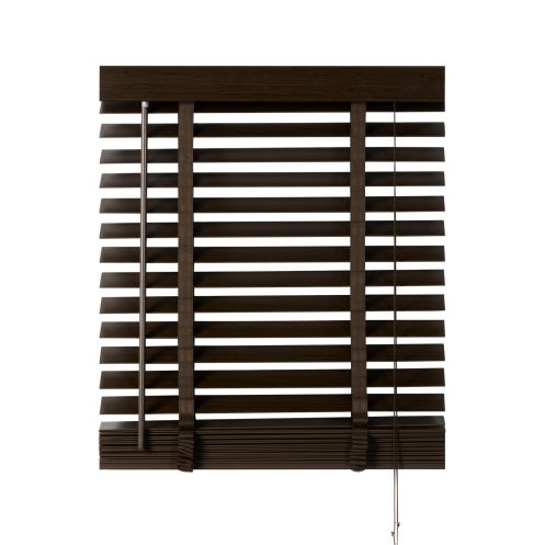 Houten Jaloezie Bruin - 60x130 cm - Afbeelding 1