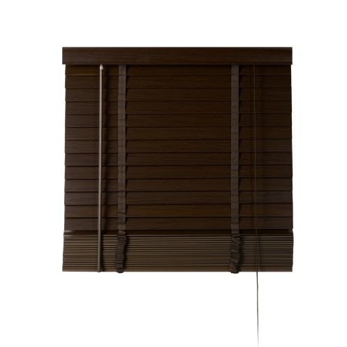 Houten Jaloezie Bruin - 60x210 cm - Afbeelding 3