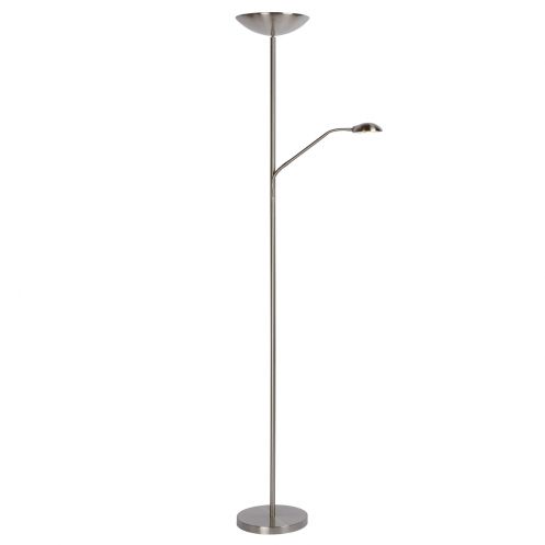 Lucide Vloerlamp Zenith Zilver - LED - 180 cm hoog - Afbeelding 1