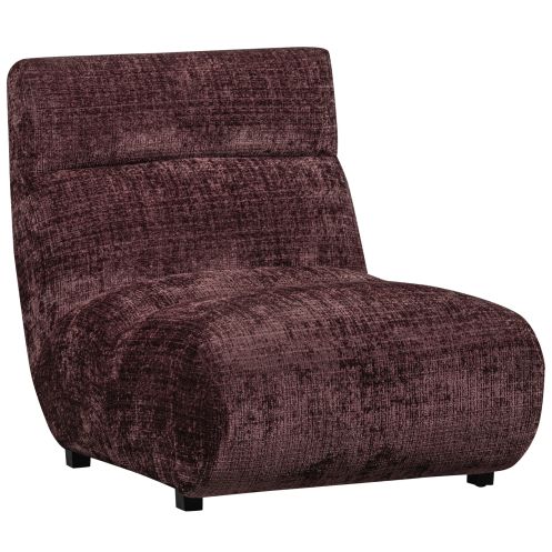 BePureHome Fauteuil Observe Aubergine - Afbeelding 1