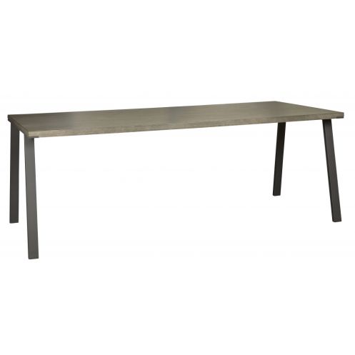 Eettafel Milano Grijs - 180x90 cm - Afbeelding 1