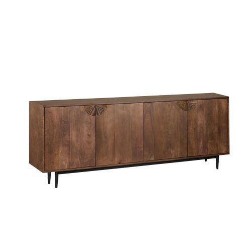 Dressoir York Bruin - 180x75x40 cm - Afbeelding 1