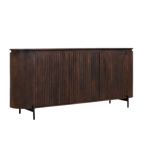 Dressoir Viktor Donkerbruin - 180x80x40 cm - Afbeelding 1