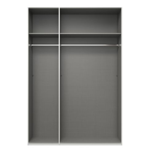 Kledingkast Oss Donkergrijs - 150x236x58 cm - Afbeelding 3