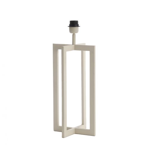 Light & Living Lampenvoet Mace Creme - E27 - 46 cm hoog - Afbeelding 1