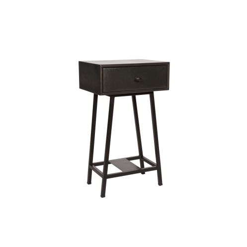 BePureHome Bijzettafel Skybox Zwart - 40x30 cm - Afbeelding 1