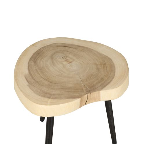 Bijzettafel Zoef Naturel - Ø45-50 cm - Afbeelding 7