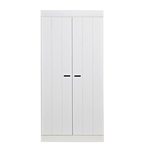 WOOOD Kledingkast Connect Wit - 94x195x53 cm - Afbeelding 4