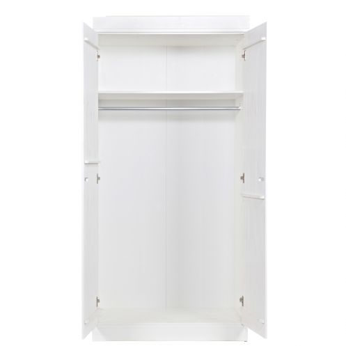 WOOOD Kledingkast Connect Wit - 94x195x53 cm - Afbeelding 3