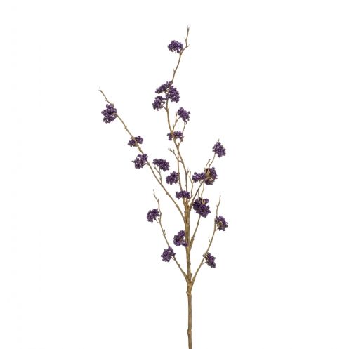 Kunstbloem Callicarpa Spray Paars - 97 cm - Afbeelding 1