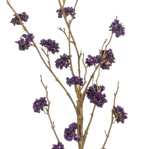 Kunstbloem Callicarpa Spray Paars - 97 cm - Afbeelding 4