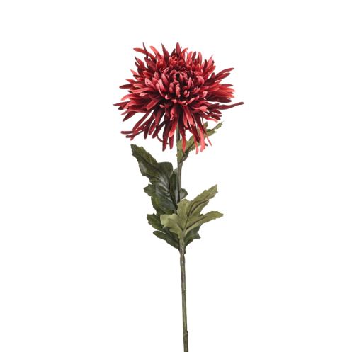 Kunstbloem Mum Spider Spray Rood - 54 cm - Afbeelding 1