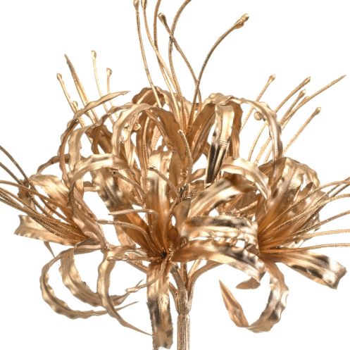 Kunstbloem Nerine Spray Goud - 63 cm - Afbeelding 2