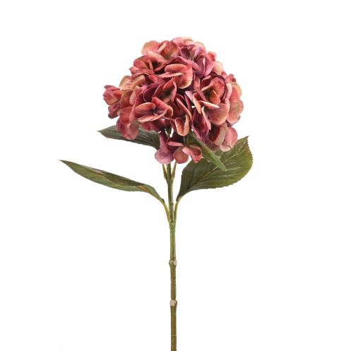 Kunstbloem Hydrangea Spray Roze - 67 cm - Afbeelding 1