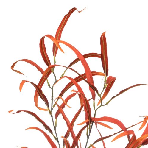 Kunstbloem Eucalyptus Spray Oranje - 100 cm - Afbeelding 2