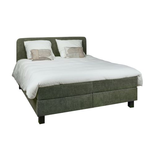 Boxspring Bilbao Groen - 160x200 cm - Afbeelding 3