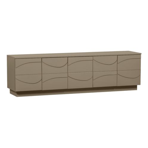 WOOOD TV-meubel Teo Taupe - 180x52x40 cm - Afbeelding 1