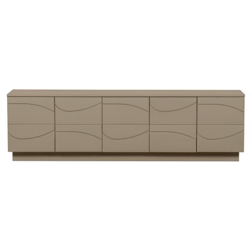 WOOOD TV-meubel Teo Taupe - 180x52x40 cm - Afbeelding 3