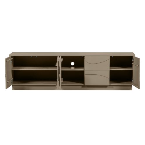 WOOOD TV-meubel Teo Taupe - 180x52x40 cm - Afbeelding 4