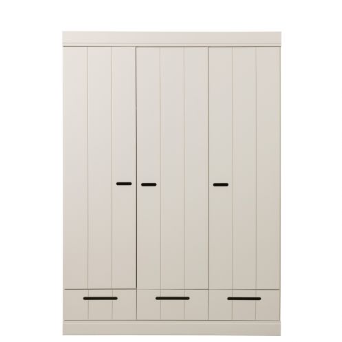 WOOOD Kledingkast ConnectBeige - 140x195x53 cm - Afbeelding 4