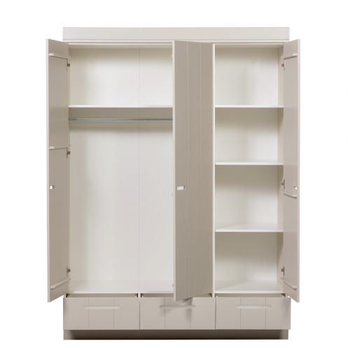 WOOOD Kledingkast ConnectBeige - 140x195x53 cm - Afbeelding 3