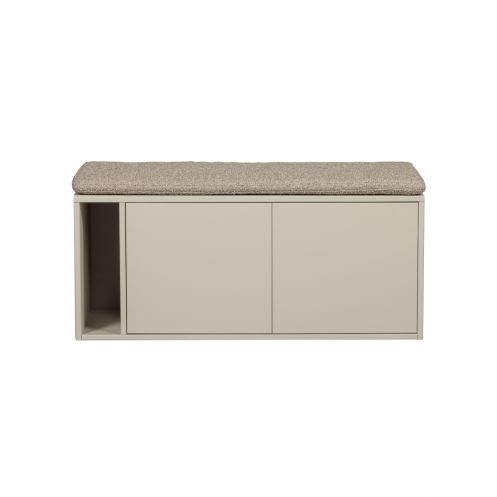 vtwonen Kistbank Settle Down Beige - 108x50x44 cm - Afbeelding 4