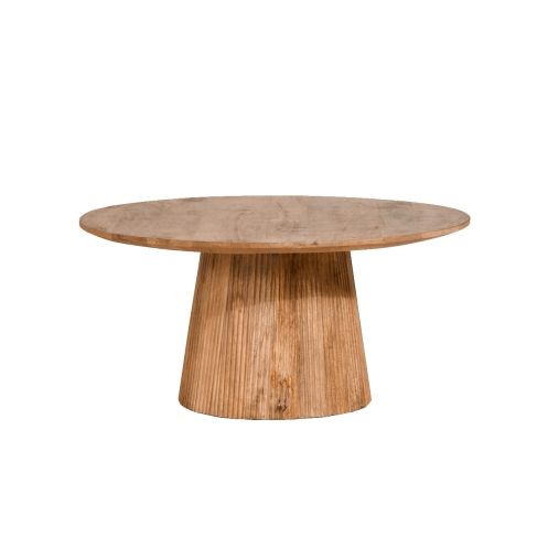 Salontafel Viktor Naturel - Ø 80 cm - Afbeelding 1