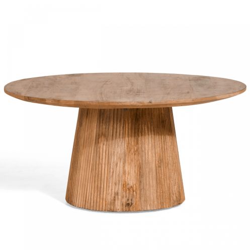 Salontafel Viktor Naturel - Ø 80 cm - Afbeelding 2