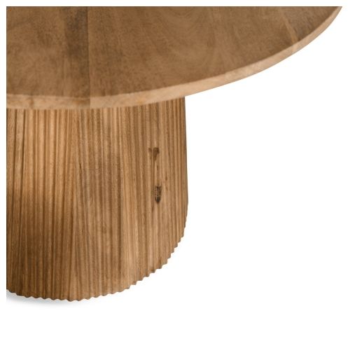 Salontafel Viktor Naturel - Ø 80 cm - Afbeelding 4