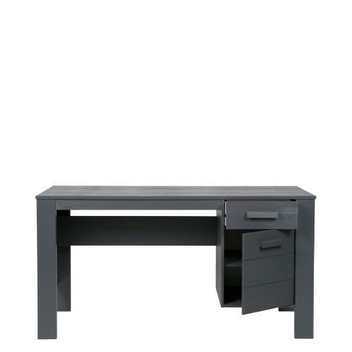 WOOOD Bureau Dennis Grijs - 141x74x59 cm - Afbeelding 4