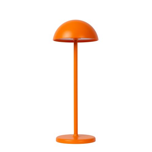 Lucide Oplaadbare Tafellamp Joy Oranje - LED - 32 cm hoog - Afbeelding 3