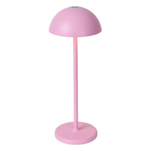 Lucide Oplaadbare Tafellamp Joy Roze - LED - 32 cm hoog - Afbeelding 4