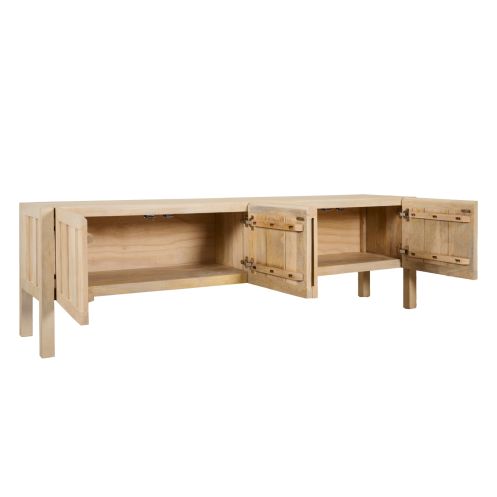 TV-meubel Ciborro Naturel - 180x55x40 cm - Afbeelding 2