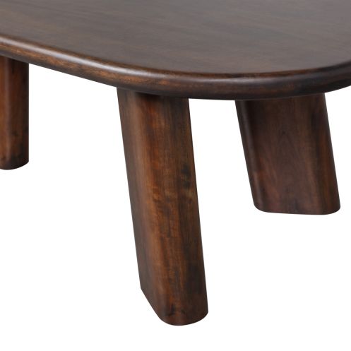 BePureHome Salontafel Roundly Bruin - 110x60 cm - Afbeelding 8