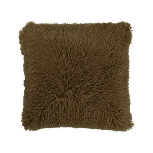 Dutch Decor Sierkussen Fluffy Groen - 45x45 cm - Afbeelding 1