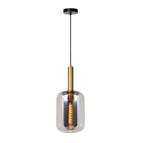 Lucide Hanglamp Joanet Zwart - E27 - Ø 22 cm - Afbeelding 1