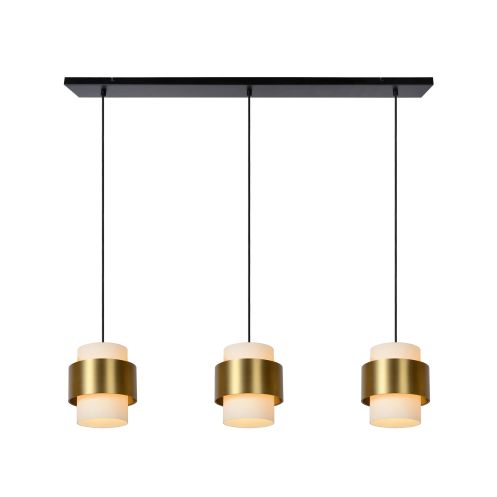 Lucide Hanglamp Firmin Goud - 3 x E27 - 110 cm breed - Afbeelding 1