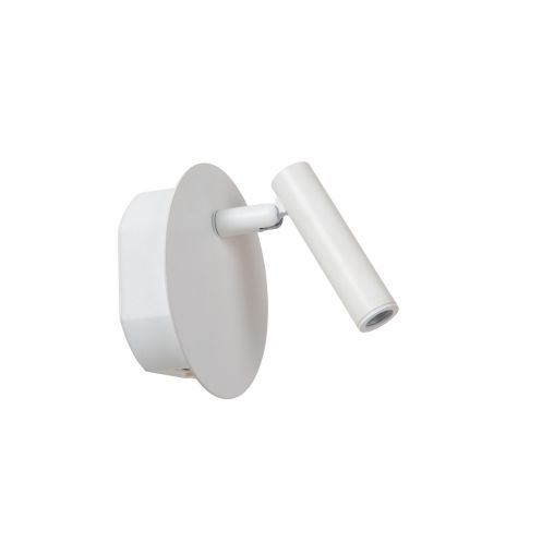 Lucide Oplaadbare Wandlamp Jolijn Wit - LED - Ø 10 cm - Afbeelding 3