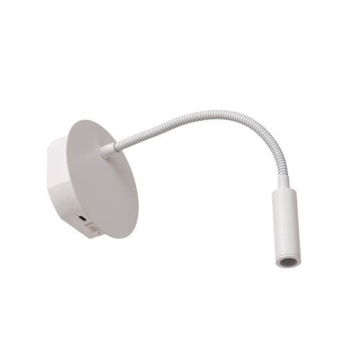 Lucide Oplaadbare Wandlamp Jolijn Wit - LED - Ø 11 cm - Afbeelding 4