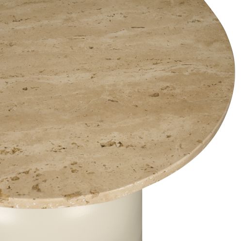 Bijzettafel Ermout Beige - Ø 45 cm - Afbeelding 4