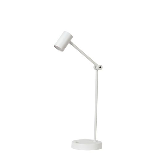 Lucide Oplaadbare Tafellamp Tipik Wit - LED - 64 cm hoog - Afbeelding 3