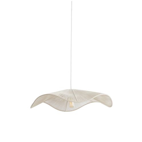 Light & Living Hanglamp Rafa Crème - E27 - Ø 70 cm - Afbeelding 1