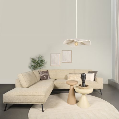 Light & Living Hanglamp Rafa Crème - E27 - Ø 70 cm - Afbeelding 5