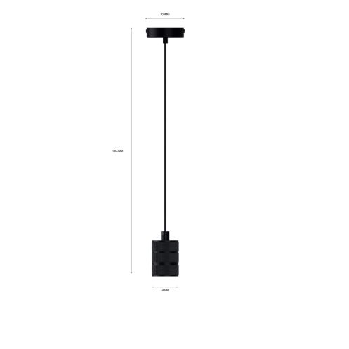 Calex Hanglamp Retro Zwart - 150 cm - Afbeelding 4