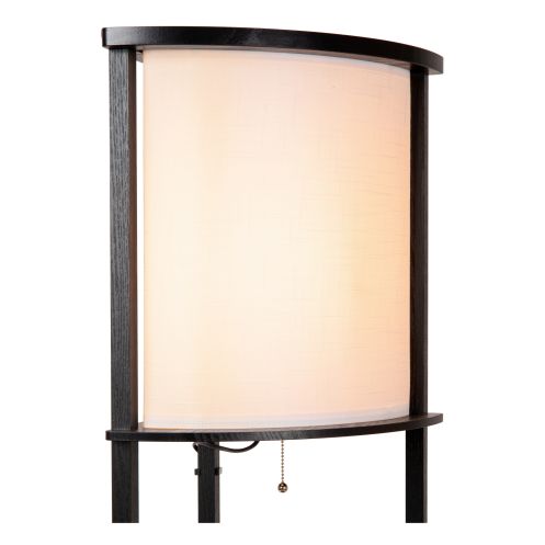 Lucide Vloerlamp Menno Zwart - E27 - 163 cm hoog - Afbeelding 5