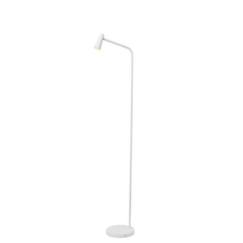 Lucide Oplaadbare Vloerlamp Stirling Wit - LED - 138 cm hoog - Afbeelding 1