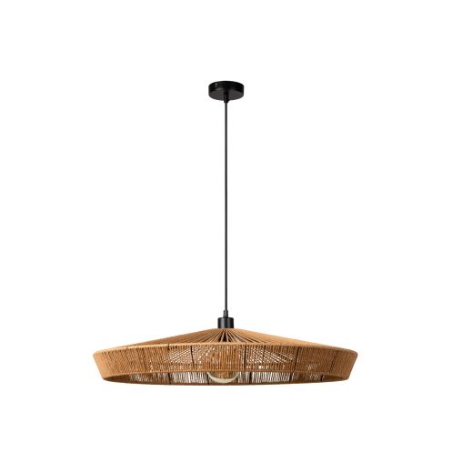 Lucide Hanglamp Yunkai Naturel - E27 - Ø 70 cm - Afbeelding 3