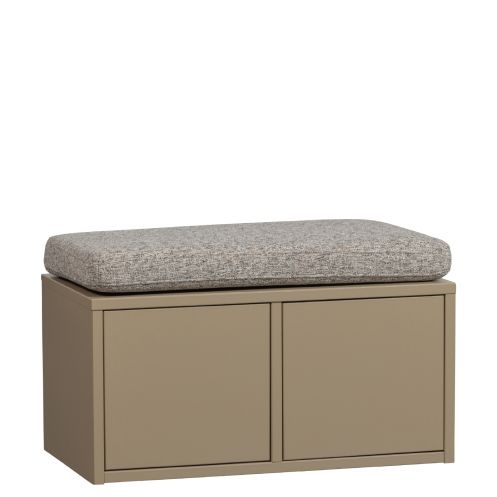 WOOOD Kistbank Turner Beige - 80x47x44 cm - Afbeelding 1