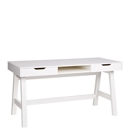 WOOOD Bureau Nikki Wit - 140x75x62 cm - Afbeelding 1