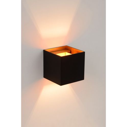 Lucide Wandlamp Xio Zwart - G9 - 10x10 cm - Afbeelding 4